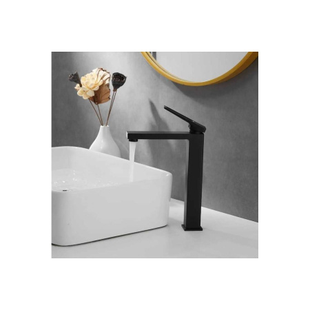 Смеситель для раковины Shevanik S6811C черный