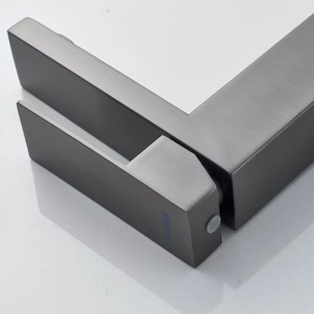 Смеситель для раковины Shevanik S7001T нержавеющая сталь, оружейная сталь