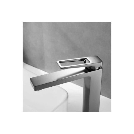 Смеситель для раковины Shevanik S6811T оружейная сталь