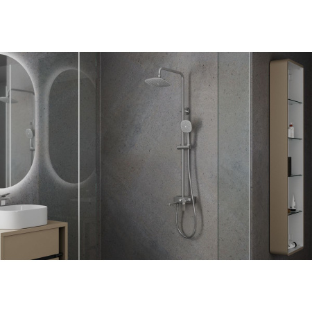 Душевая система RUSH Socotra ST4235-40 cо смесителем, тропическим душем хром