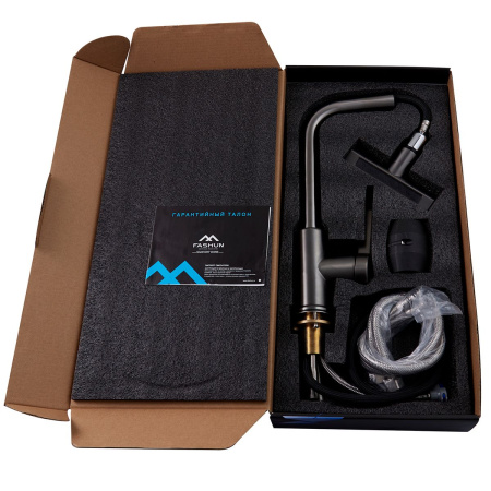 Смеситель для кухни FASHUN A56131-17 с подвижной вытяжной лейкой