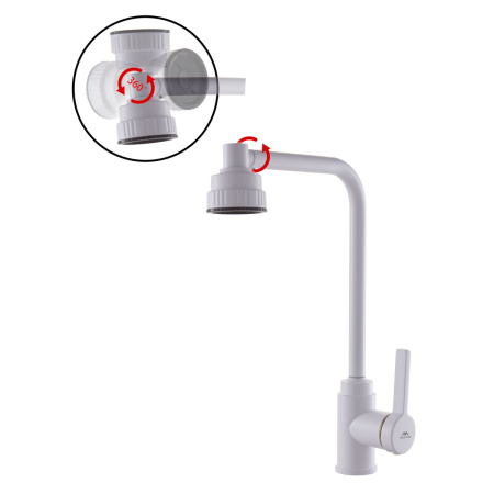 Смеситель для кухни FASHUN A54031-8 с подвижной лейкой