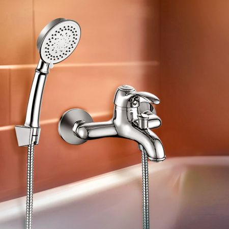 Смеситель для ванны GROSS AQUA 2516586С Provance с коротким изливом хром