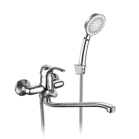 Смеситель для ванны GROSS AQUA 7518586С-35S Provance с длинным изливом хром