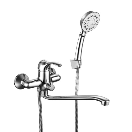 Смеситель для ванны GROSS AQUA 7518586С-35S Provance с длинным изливом хром