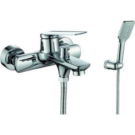 Смеситель для ванны RUSH Bering BE5535-44 с коротким изливом хром