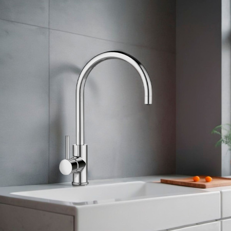 Смеситель для кухни GROSS AQUA 3255609C EverydayPlus с подключением к фильтру питьевой воды