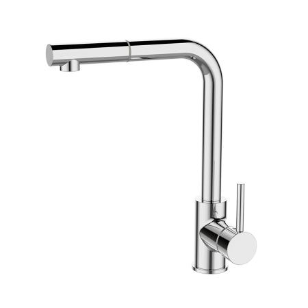 Смеситель для кухни GROSS AQUA 3145609С ExtraPlus с вытяжным изливом и подключением к фильтру питьевой воды