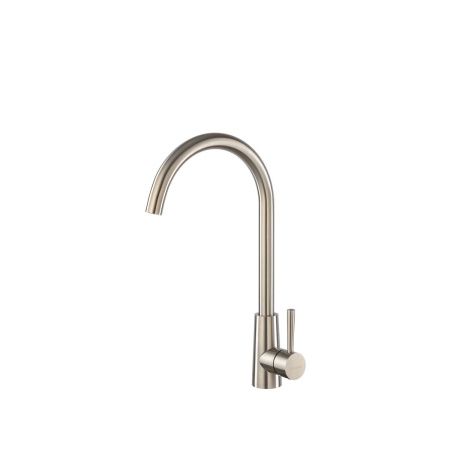 Смеситель для кухни GROSS AQUA 3211611SS Neosteel высокий излив