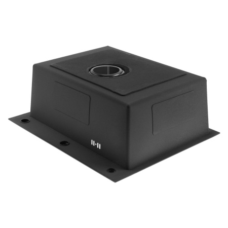 Мойка для кухни врезная Dikalan KN605008 графит из нержавеющей стали, 60*50 см с сифоном, каландером, дозатором