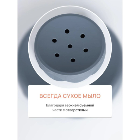 Мыльница настольная SANREMO FOR-SAN036 пластик