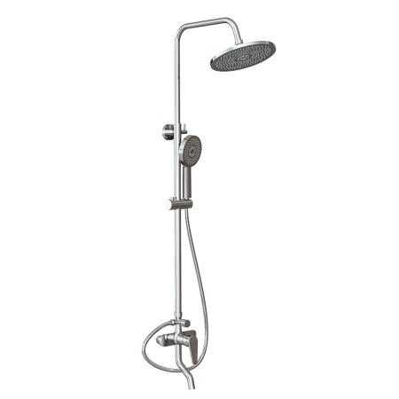 Душевая стойка Knotlor EcoFlow KN-15 с изливом, хром