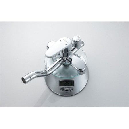 Душевая стойка Knotlor EcoFlow KN-15 с изливом, хром