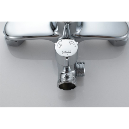 Душевая стойка Knotlor EcoFlow KN-15 с изливом, хром