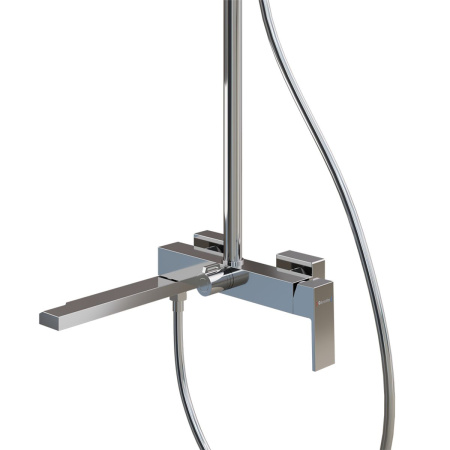 Душевая стойка Knotlor Stable KN-23 с изливом, хром