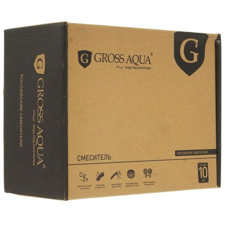 Смеситель GROSS AQUA Spase для ванны и душа с коротким изливом 2515288C