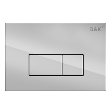 Кнопка механическая двойная D&K Rhein DB1499001 хром (для инсталляции DI8050127)