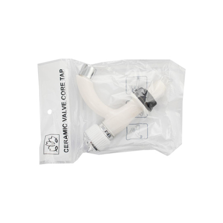 Кран водоразборный BRIMIX 6622 модель мини из пластика, белый