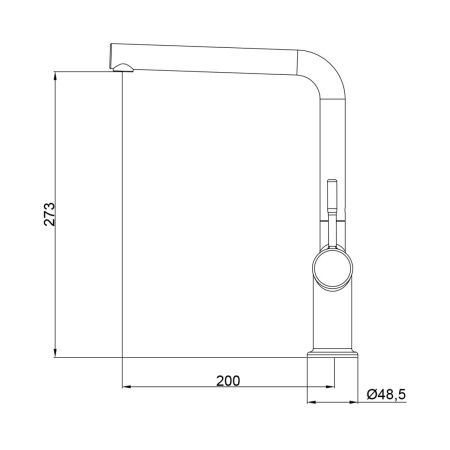 Смеситель для кухни GROSS AQUA 3252509C Everyday хром