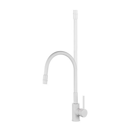 Смеситель для кухни GROSS AQUA ColorFlex Matt White 3241508MW с гибким изливом белый
