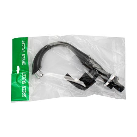 Кран на одну воду BRIMIX 6626 Черный ручка флажок