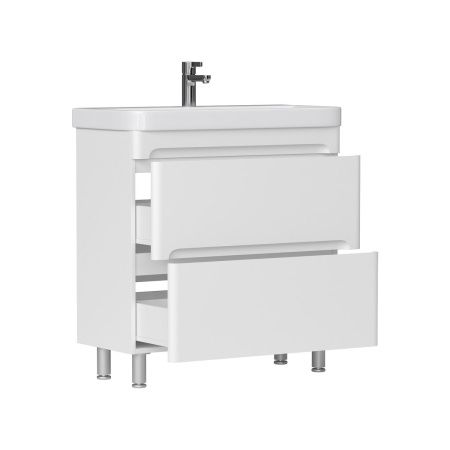 Тумба напольная EQUIL Nice 80.2Y tnNICE80.2Y-05 Краска 2 ящика с раковиной Nice 9595-80