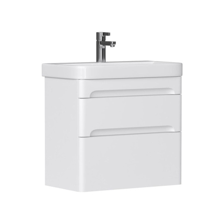 Тумба подвесная EQUIL Nice 60.2Y tpNICE60.2Y-05 Краска 2 ящика с раковиной Nice 9595-60