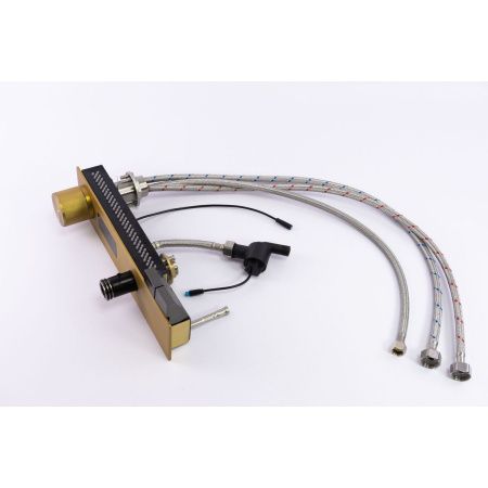 Мойка для кухни многофункциональная Fmark FSC002C золотая из нержавеющей стали, 75*46 см без LED-дисплея