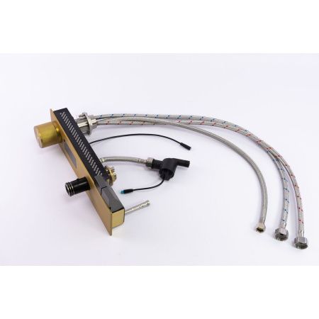 Мойка для кухни многофункциональная Fmark FSC003C золотая из нержавеющей стали, 75*46 см без LED-дисплея
