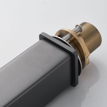 Смеситель для раковины Shevanik S6111T оружейная сталь