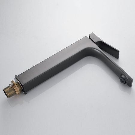 Смеситель для раковины Shevanik S6111T оружейная сталь