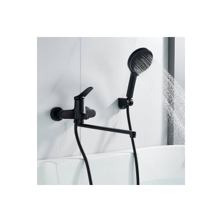 Смеситель для ванны Shevanik S6222H черный