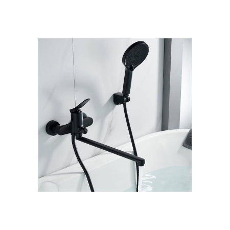 Смеситель для ванны Shevanik S6222H черный