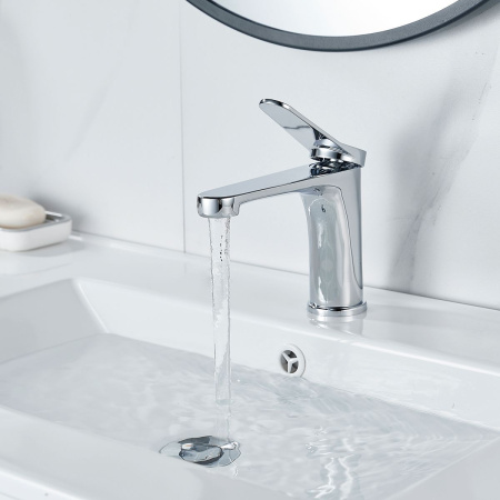 Смеситель для раковины SHEVANIK S6201 хром