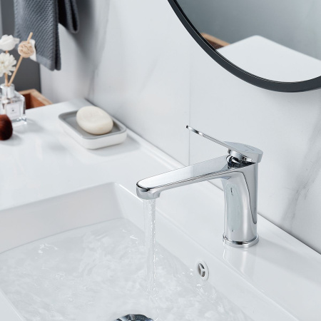 Смеситель для раковины SHEVANIK S6201 хром