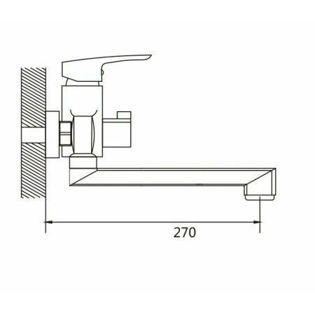 Смеситель для ванны Shevanik S8502
