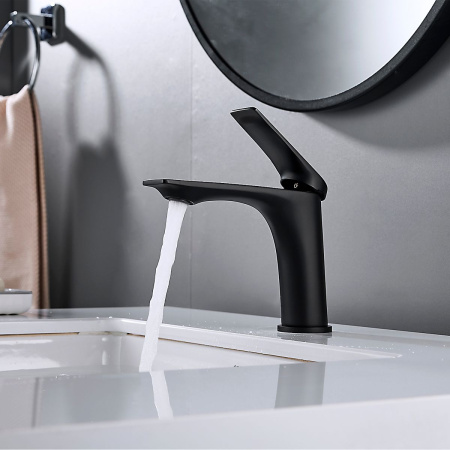 Смеситель для раковины Shevanik S9101H черный