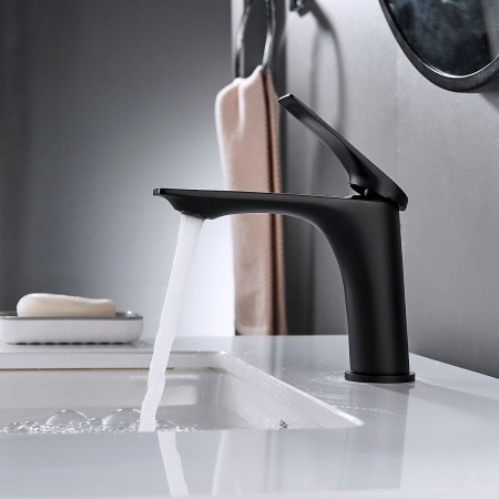 Смеситель для раковины Shevanik S9101H черный