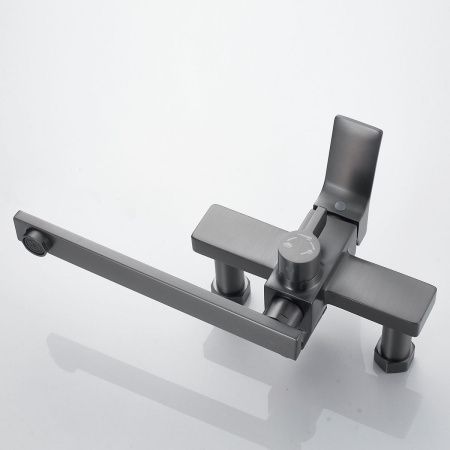 Душевая система Shevanik S6136T оружейная сталь