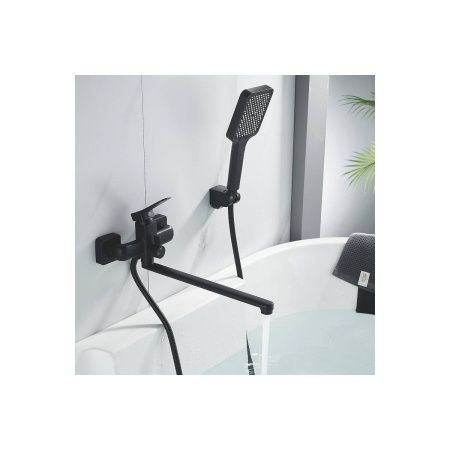 Смеситель для ванны Shevanik S9922H черный