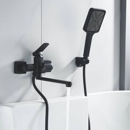 Смеситель для ванны Shevanik S9902H черный