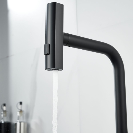 Смеситель для кухни Shevanik S263H вытяжной  излив