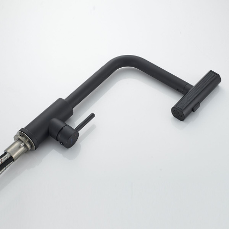 Смеситель для кухни Shevanik S263H вытяжной  излив