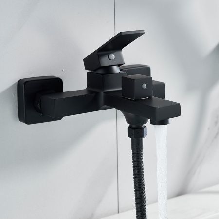 Смеситель для ванны Shevanik S9602H черный