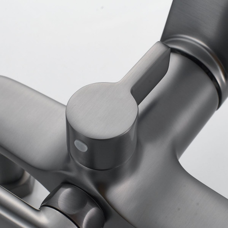 Душевая система Shevanik S6236T оружейная сталь