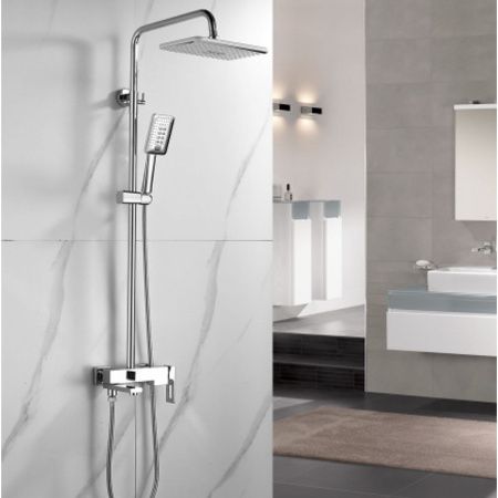 Душевая стойка со смесителем Shevanik S9036 хром