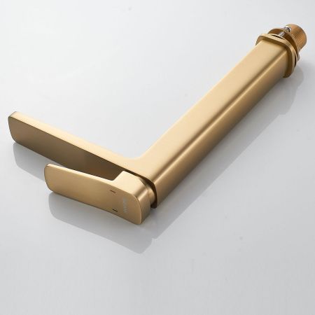 Смеситель для раковины Shevanik S9911G золото матовое