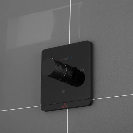 Встраиваемый гигиенический душ Rose R105H черный