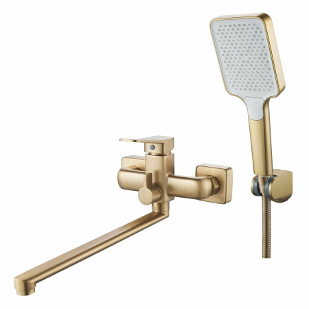 Смеситель для ванны Shevanik S9922G золото матовое