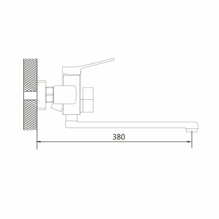Смеситель для ванны Shevanik S9922G золото матовое